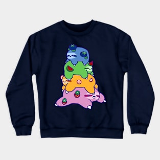 Fruit Sloth Stack Crewneck Sweatshirt